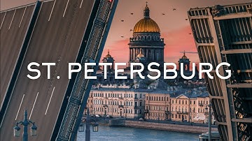The city of white nights - Saint Petersburg drone video Timelab.pro
