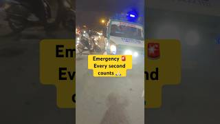 "Emergency Response: Clearing Traffic for Ambulance" Every Second Counts" to Save Lives"#shortvideo