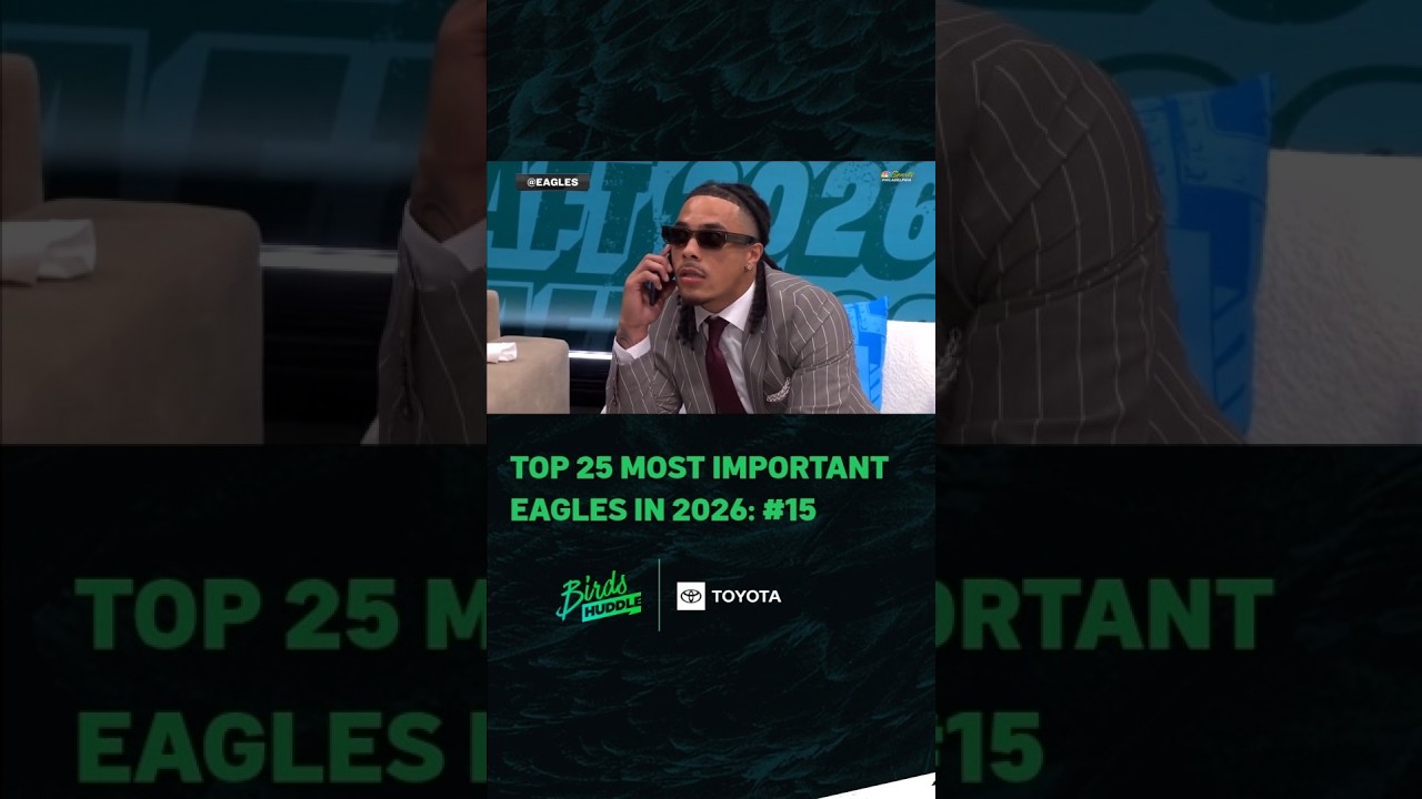 Makai Lemon takes his place on countdown of Most Important Eagles in 2026