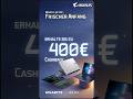 Bis zu 400€ Cashback: AORUS &amp; GIGABYTE Notebooks bei Cyberport #Shorts #GIGABYTE #AORUS #Cashback