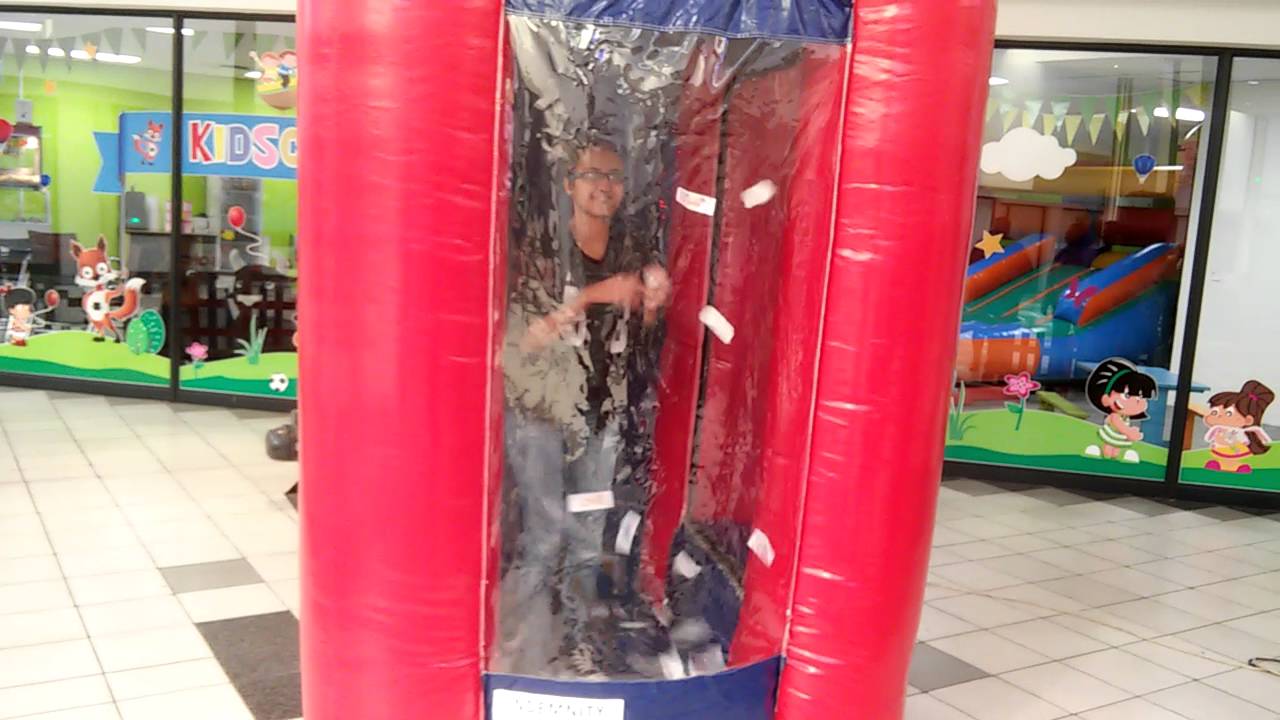 Inflatable money box game YouTube