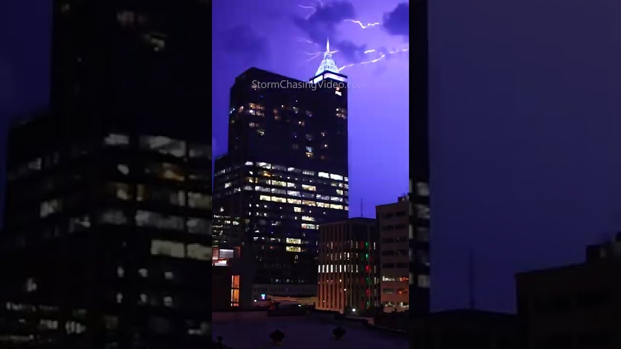 Lightning Crawlers Creep Across the Skyline! Storm Chasing Video #shorts
