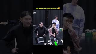 Jimin with blonde hair looks so unreal 😍🔥#bts #btsshorts