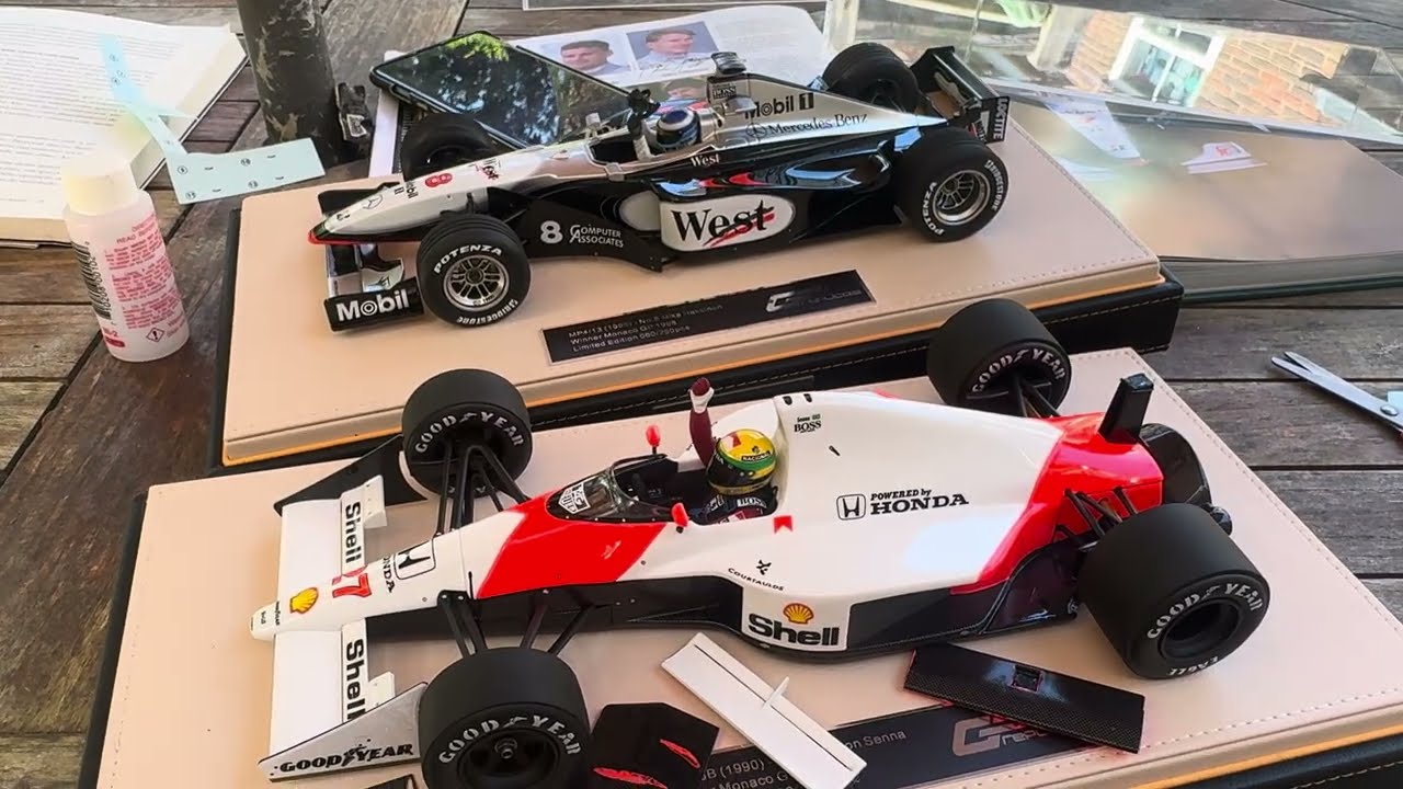 1/18 F1 マクラーレン・ホンダMP4/6にマルボロのデカールを貼りました