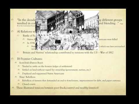 AP US History Curriculum Period 3 1754 1800