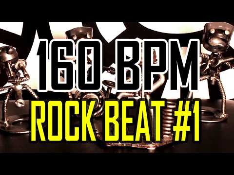 160-bpm---rock-beat-#1---4/4-drum-beat---drum-track