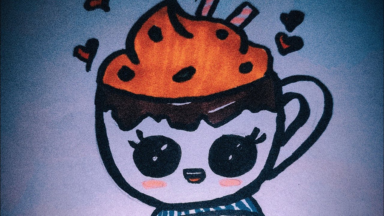 How to draw hot chocolate cup @Gaurikaarts 