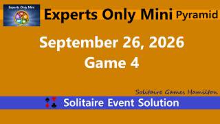 Experts Only Mini Game #4 | September 26, 2026 Event | Pyramid screenshot 4