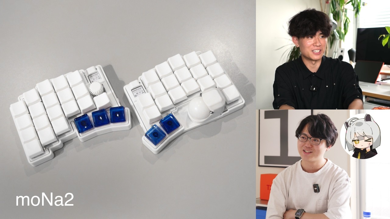 Talking About the Split Wireless Keyboard moNa2 - YouTube
