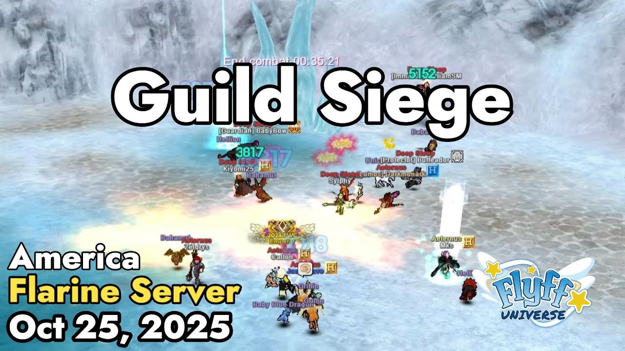 Flyff Guild Siege Mini Map Guild Siege (Flarine Server) October 25, 2025 | Flyff Universe - YouTube