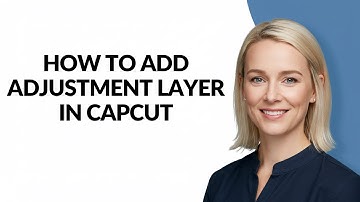 HOW TO ADD ADJUSTMENT LAYER IN CAPCUT - Julia