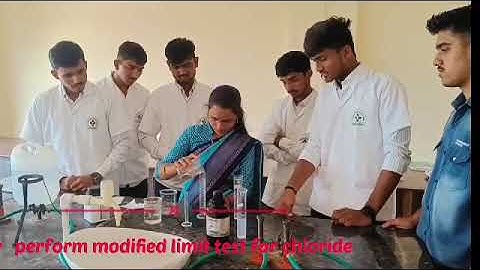 To perform a Modified Limit Test For Chloride.