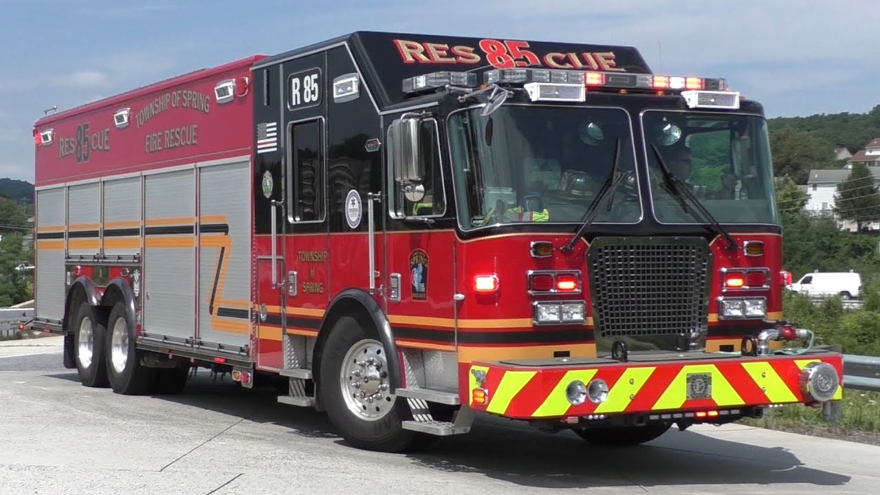 Engine 85 Rescue85 Township of Spring Fire Rescue Services Rescue 85 Responding 8/14/20 ...