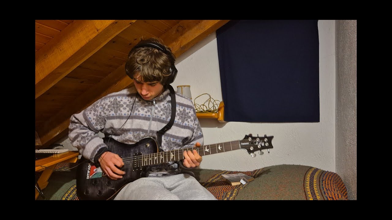 Comfortably Numb both solos guitar cover