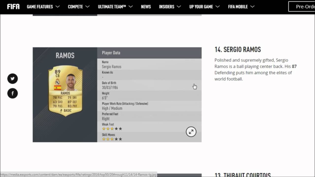 Guess who just got 5* Skills FIFA 17: 20-11 Ratings