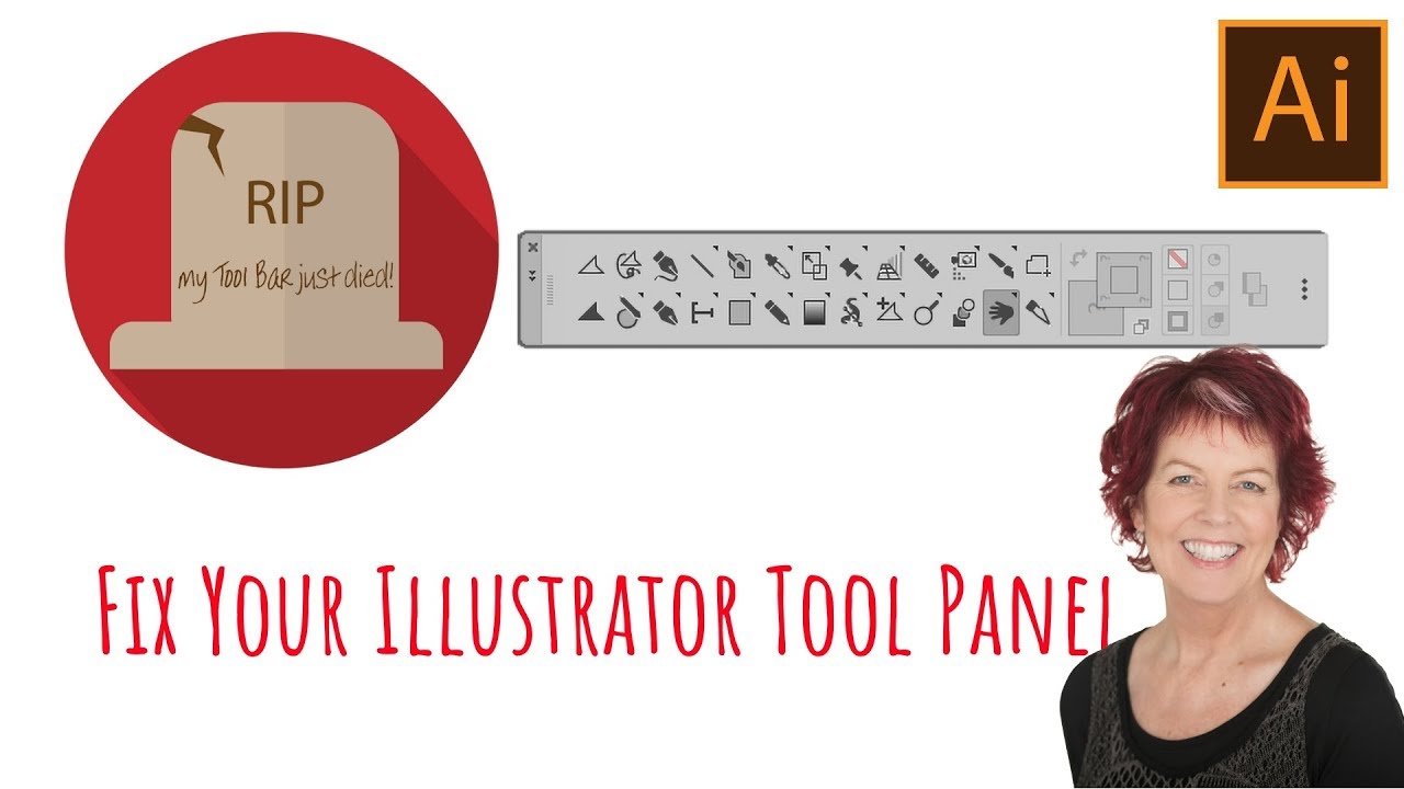 Illustrator - Fix a Broken tool bar - Reset your Tool Panel