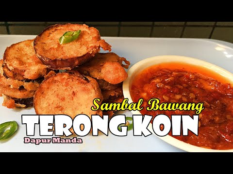resep-terong-koin-crispy-sambal-bawang-ala-dapur-manda---cemilan-nikmat-dan-sehat