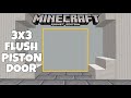 3x3 FLUSH PISTON DOOR in Minecraft PE/Tutorial