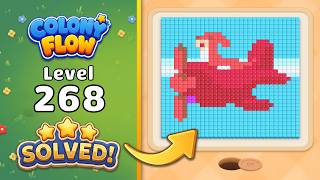 Colony Flow! - Level 268 Walkthrough 🧩 | Solution & Gameplay (ABI GAMES) 🐜