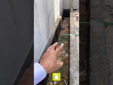 تأسيس احواض الزراعه بجوار الاسوار وعدم وجود بدروم