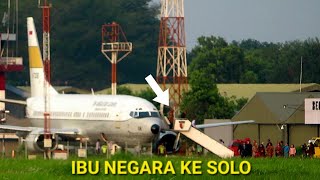Ibu Iriana Jokowi Pulang Ke Solo 2024 Naik Pesawat Kencana