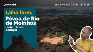 💛 Reserved / reservada💛 Farm with 1.6 Hectares for sale in Póvoa de Rio de Moinhos, Castelo Branco
