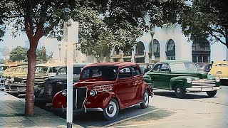 1940s  Views of California in color [60fps, Remastered] w/sound design added