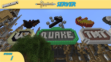 Minecraft Hypixel Server - Episode 1: Quakecraft!