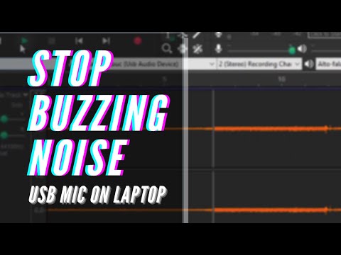 How to Stop Buzzing Noise on Microphone using Laptop Remove Static