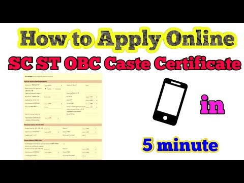 How to Apply Online for Manipur SC ST OBC & Other Certificate  from your Mobile phone