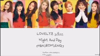 LOVELYZ 러블리즈: Night and Day Lyrics [Han/Rom/Eng]