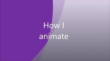 How i animate (Ms paint and Movie Maker)