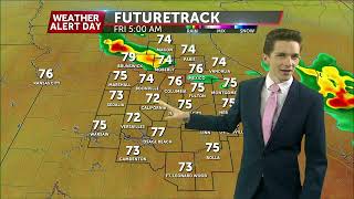 Tracking above-average heat and another chance of storms