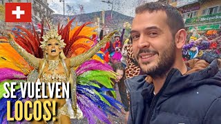 ASI ES EL CARNAVAL en SUIZA | LOCURA en LAS CALLES| La Vida de M