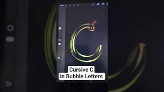 Details Cursive C in Bubble Letters on Procreate #procreate #cursivewriting #bubbleletters #art #shorts News