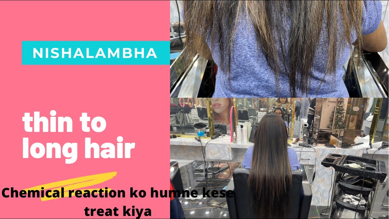 Hair extension demage hair permanent NISHALAMBHA YouTube