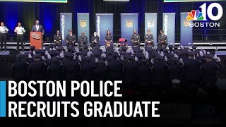 Dozens of Boston Police Department recruits graduate