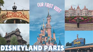Our First Time At Disneyland Paris! | Day 1 Vlog ✨