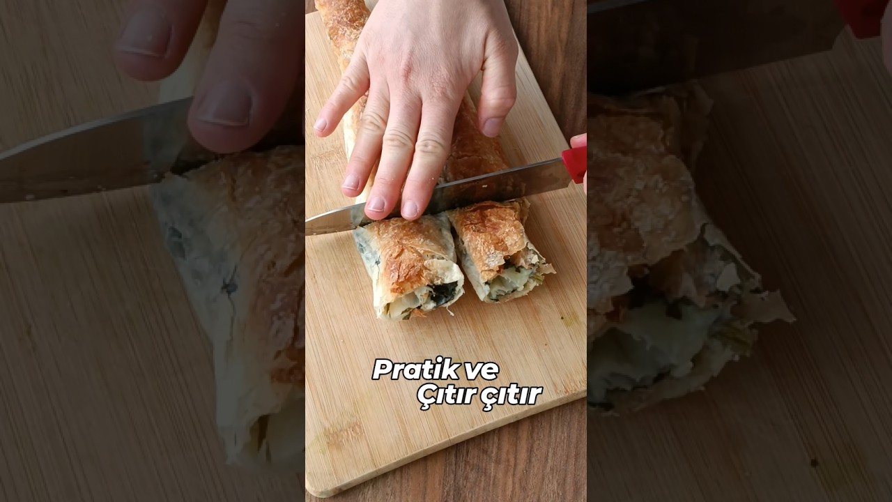Pratik Çıtır Ispanaklı Börek – Hazır yufkayla el açması tadında