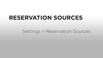 Reservation Sources