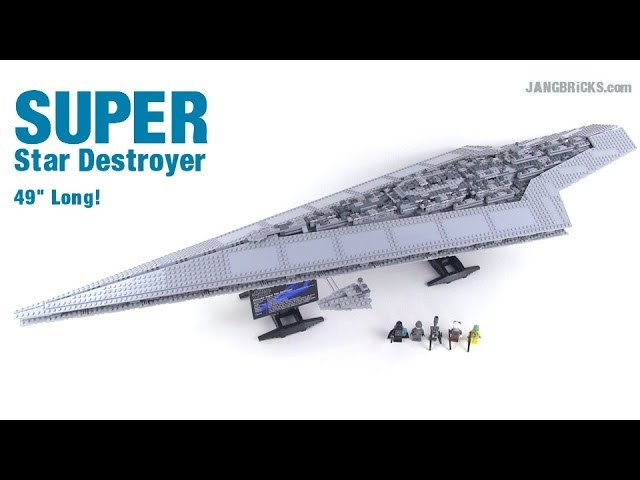 LEGO Star Wars Super Star Destroyer review! 4 feet long! set - YouTube
