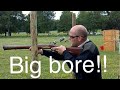 Shooting with a 4 and 2 bore shotgun muzzleloader Mr Poacher