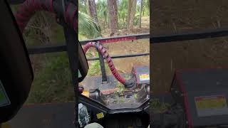 Getting started with the Cat 275XE land management in High Flow.  Paired with the Fecon Blackhawk3/3