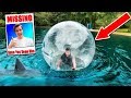 CATCHING THE POND MONSTER IN A GIANT BUBBLE!! Logan Is Missing