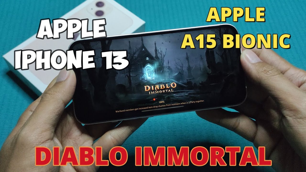 Diablo Immortal in Apple iPhone 13