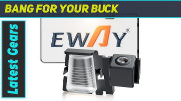 EWAY Safety License Plate Backup Reverse Camera for Jeep Wrangler JK JKU 2007-2018: The