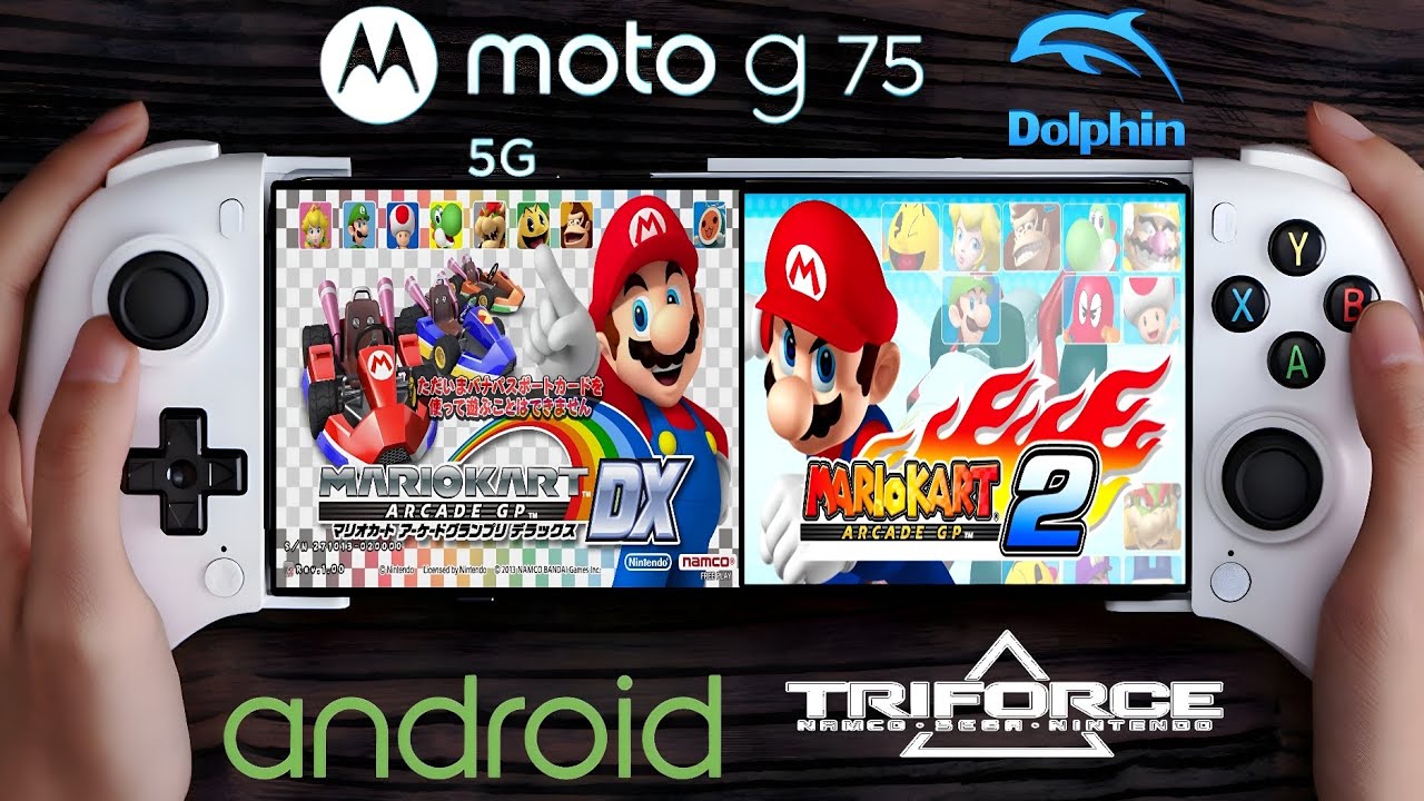 Mario Kart Arcade GP 1 y 2 en Dolphin TriForce Android en Snapdragon 6 gen 3 