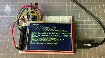 Arduino Mega ESP01 Blynk TFT