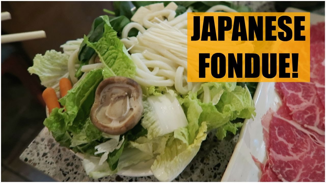 JAPANESE FONDUE! September 20, 2015 YouTube