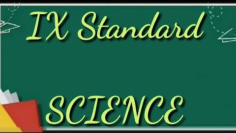 STD - IX / Science  /  Unit -15 / Carbon and its compounds / part - 1
